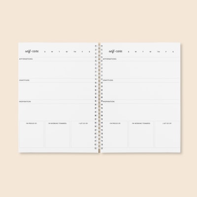 Self-Care Journal Spread